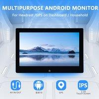 10.1 inch Car Headrest Monitor Tablet PC Android 10 Monitor Video Player FHD1080P 2G+32G ROM GPS WIFI/Bluetooth/USB/HDMI/Airplay