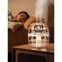 MSS 2-in-1 Air Purifier Cool Mist Humidifier - Double Nozzle & Night Light, Ideal for Bedroom, Living Room & Office Desktop