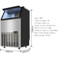 Ice Maker Machine Commercial Ice Cube Makers Automatic Ice Block Making Machine for Business Price Home Food Shop
