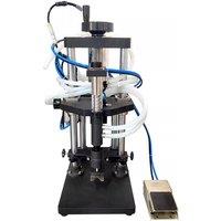 Semi Automatic Home Scale Perfume Bottle Filling Crimping Capping Sealing Machine Perfume Pump Perfume Sealing Machine