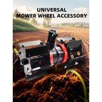 Heavy Duty Rotary Tiller Blade Assembly for Cultivator Mower Wheel Attachment Rotary Tiller Rotor Assembly Loosening Wheel