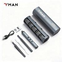VMAN S2 MAX 5-Speed torque precision electric screwdriver set DIY 3.7V rechargeable screwdriver iPhone disassembly repair tool