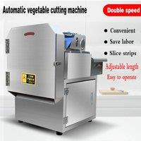 PBOBP 220V Electric Slicer Meat Cutter Machine Commercial Stainless Steel Meat Slicer Vegetable Cutting Machine Shredded Diced