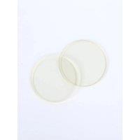 2Pcs Total Size Diameter 49mm And 2mm Thickness 400nm Long Pass Yellow Optical Filter Glass JB400
