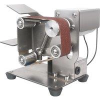 Belt Grinder DIY Electric Sander Polisher Mini Muiti-function Machine Grinding Belt Sander Machine Edges Sharpener Machine