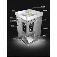 Commercial Stainless Steel Meat Slicer Cube Crushing Machine Flky Cutting Electric Cutter 220V