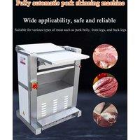 Automatic Pig Skin Remove Oil Machine Scraping Skin Slot Head Meat Commercial Pork Peeling Machine