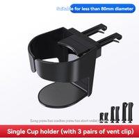 Expandable Car Cup Holder Suitable for Vehicles And Trucks with Horizontal Blade Vent Grilles Automotive Cup Holder