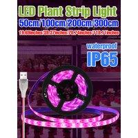 USB DC5V LED Grow Light Strip Full Spectrum Plants Cultivation Lamp Tape Waterproof 0.5/1/2/3M For Indoor Potted Flowers Growbox