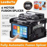 L-90C Fiber fusion splicer machine 10 languages with touch screen 6 Motors OPM VFL tool kits