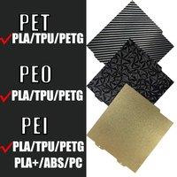 High Quality Pei Sheet 184x184mm Magnetic Peo Sheet PEY PET Plate For Bambu Lab A1 Mini 3D printer Build Plate