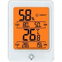 Digital Indoor Home Thermometer Hygrometer Wall Temperature Humidity Sensor Backlight Wireless Weather Station For Room Office