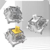 Outemu Silent Gray White Yellow Switch 3Pin RGB Mechanical Keyboard Switch For Custom Gaming Keyboard MX Switches Accessories PC