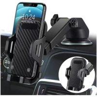 Multi-Functional Car Phone Holder Suction Cup Dashboard Trendy Universal 360 Rotation Car Phone Mount