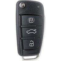 OHMSEN Remote Flip Key Car Fob 3 Button For AUDI A3 A4 TT ID48 Chip 433Mhz 8P0837220D