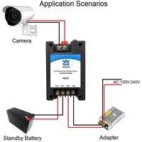 Autoro AB20B Dual Power Auto Transfer Switch ATS DC5-30V Max 20A/Channel for Backup Power Systems