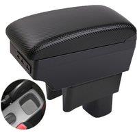 For Suzuki Swift Armrest Box Suzuki Swift GLX Armrest Auto Storage Box Arm Bracing heighten Interior Details Retrofit Part