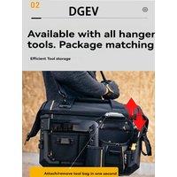 DGEV TB-CT-62-16A Large Massive Mouth Bag Waterproof Base 16" Massive Mouth Tool Bag Toughbuilt Tool Bag