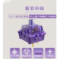 KTT Purple Click Switch Clicky Tactile Hot Swap POM 40g 5pins Pre-Lubed HIFI Mechanical keyboard MX Switch Gaming PC Accessories