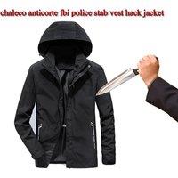 2025 New Anti-Slash Stab Suit Military Tactical Police Fbi Swat Safety Self-Defense Men Invisible Soft Jacket Chaleco Anticorte