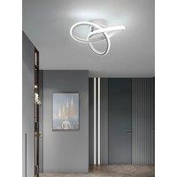 20W LED Ceiling Light, 3000K/4500K/6500K Tricolor Light Ceiling Lamp, White Modern Ceiling Lamp for Bedroom, Restaurant