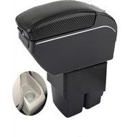 For Ford Fiesta Armrest Box Ford Fiesta MK7 Car Armrest Auto Storage Box Arm Bracing heighten Interior Details Retrofit Part