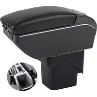 For Ford Focus Armrest Box Ford Focus 2 Mk2 Car Armrest Auto Storage Box Arm Bracing heighten Interior Details Retrofit Part