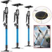 New 2Pcs Labor-Saving Telescopic Steel Support Rod Cabinet Jack Drywall Construction Tool Extensible Non-slip Hand Lifting Jack