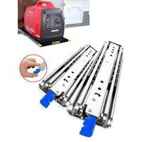 1Pair With Lock 500LBS Heavy Duty Drawer Slides Sliding Drawer Rail Ball Bearing Full Extension Heavy Loading 3-Fold Guide Rail