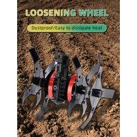 Dirt Turning Wheels Ditching Loosening Wheels Dirt Turning Multifunctional Lawn Mower Assembly Universal Parts