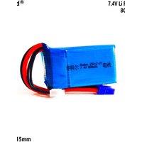7.4V Lithium Battery 800mAh 20C EC2 Plug For Wakole F150 Cross-Runner Parts Rodeo 150-Z-27 battery
