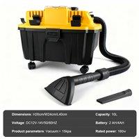 Brushless Lithium-Ion Cordless Vacuum Cleaner Portable Wet & Dry Vacuum Cleaner High-suction Vacuum Cleaner for DeWalt Battery