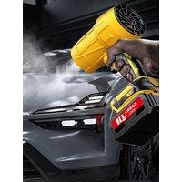 Lithium Battery Brushless Violent Fan Industrial Dust Blower Turbine Storm Fan High Power Household Car Wash Machine Leaf Blower