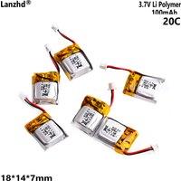 3.7V lithium battery 100mAh 20C For Mini model drone cell Quadcopter toy Harbos Q4 Chengxing CX-10 For Wei Li V272 batteries