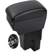 For Honda Fit Armrest Box Honda WRV Fit Jazz gk5 Armrest Auto Storage Box Arm Bracing heighten Interior Details Retrofit Part