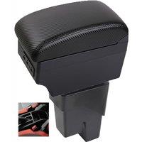 For Honda Fit Jazz Armrest Box Honda Fit 2022 Armrest Auto Storage Box Arm Bracing heighten Interior Details Retrofit Part