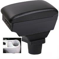 For Honda CR-Z Armrest Box Honda CR-Z CRZ Armrest Auto Storage Box Arm Bracing heighten Interior Details Retrofit Part
