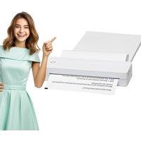 NEWYES 8 Inch No Ink Mini A4 Portable Printer Wireless Mobile Thermal Printer Mini A4 Inkless Printer
