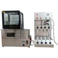 Pizza Cone Maker Machine Stainless Steel Pizzas Cones With Rotary Oven Forming Moulding Equipment 4 Moulds Umbrella Shape