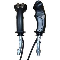 5 button Excavation clip grab logging ironstone agricultural harvester modified electronic control joystick handle parts