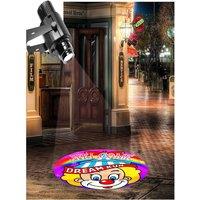 Custom Logo Gobo Projector Outdoor Rotating Static Waterproof Signage Lights Led Gobo Light Projection For Advertising Events