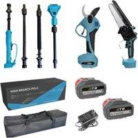 Electric High Branch Saw, High Branch Shears, Plug-In Extension Pole, Orchard Garden Tools, Outdoor Logging, Felling And Pruning