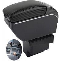 For Tiguan Armrest Box Volkswagen Tiguan Car Armrest Auto Storage Box Arm Bracing heighten Interior Details Retrofit Part