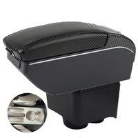 For Polo Armrest Box Volkswagen VW POLO Mk5 9N 3 Armrest Auto Storage Box Arm Bracing heighten Interior Details Retrofit Part