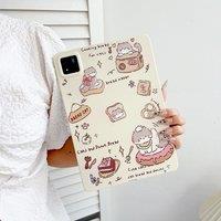 For Xiaomi Pad 7S Pro 12.5 Inch Colorful Cartoon Printed Soft TPU Back Cover Case Shockproof Protective Case for Mi Pad 6S Pro