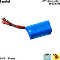 power 18650 lithium battery 4S1P 14.8V 1500mAh For QS8006 remote control aircraft helicopter model aircraft toy batteries