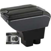 For Skoda Rapid Armrest Box Skoda Rapid Car Armrest Auto Storage Box Arm Bracing heighten Interior Details Retrofit