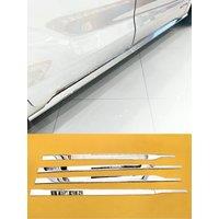 Exterior Car Door Body Side Skirts Molding Strips For Toyota Sienna Accessories 2024 2023 2022 2021 Stainless Steel 4Pcs