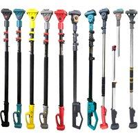 Telescopic Extension Pole. Electric Saws And Electric Pruners Must Have A 3-Pin Plug At The Bottom To Be Connected And Used.
