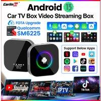 CarlinKit Android 13 Car Ai Box SM6225 8-Cores Wireless Android Auto CarPlay Built-in GPS Netflix YouTube Smart CarPlay Ai Box